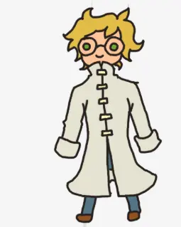 Scientist Character Portrait